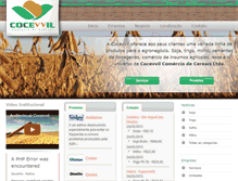 Tablet Screenshot of cocevvil.com.br